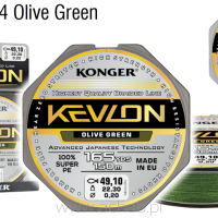Plecionka Kevlon X4 Olive Green 10m